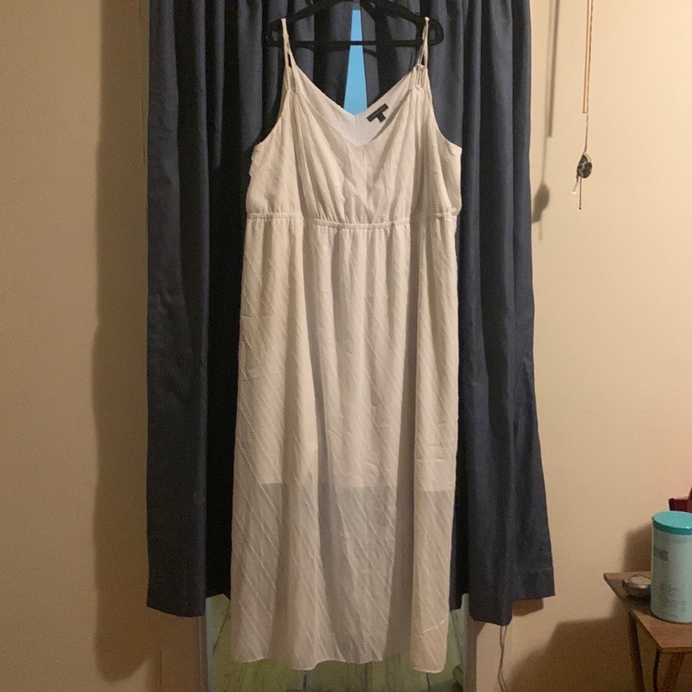NWT white maxi dress size 26/ 28
